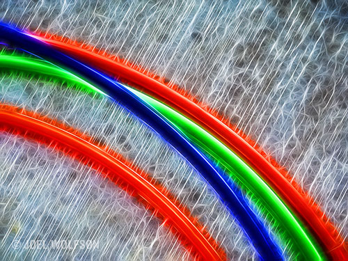 I used Glow on a shot of some hoola hoops on the sidewalk.