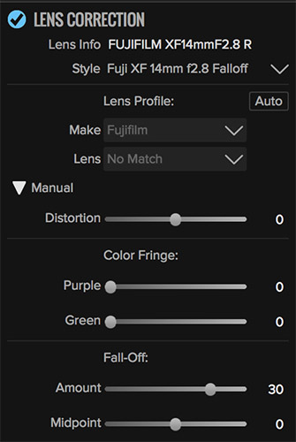 color correction system lens